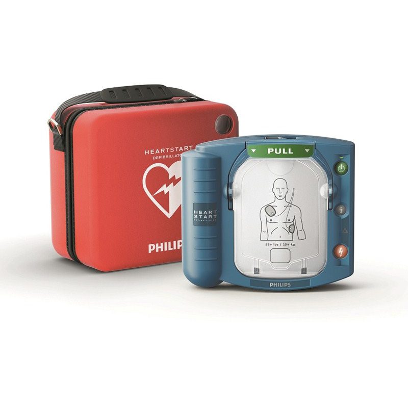 Philips Heartstart Defibrillator with case